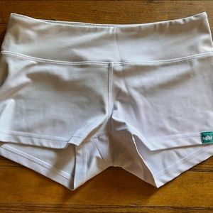 WODBOTTOM 2" Ultra Shorties. 87% polyester 13% spandex. Gently worn.